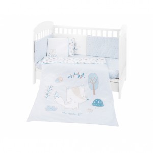 Kikka Boo Σετ Προίκας Μωρού 6 τεμαχίων 70/140 Little Fox (41101060110)