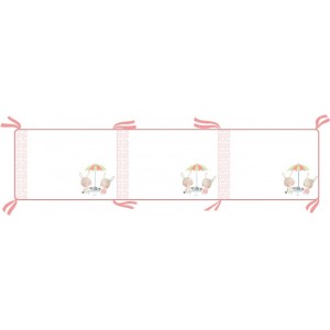 Kikkaboo Προστατευτική Πάντα Κούνιας 180cm  Day in Paris (41101080032) Kikkaboo Προστατευτική Πάντα Κούνιας 180cm  Day in Paris (41101080032)