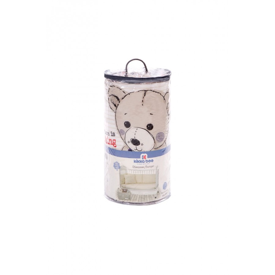 Kikkaboo Προστατευτική Πάντα Κούνιας 180cm Teddy Bear (41109050117)
