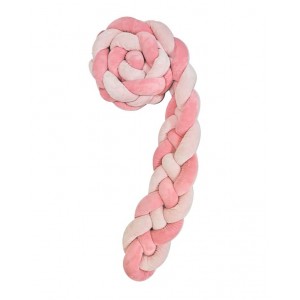 Kikkaboo   Πάντα Πλεξούδα Κρεβατιού  με 4 πλεξούδες (1.80x15 εκ.)  Pink (41109050142) Kikkaboo   Πάντα Πλεξούδα Κρεβατιού  με 4 πλεξούδες (1.80x15 εκ.)  Pink (41109050142)