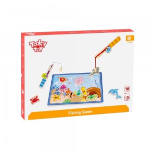 Tooky Toys Wooden Fishing Game TKF040 (6970090047145)