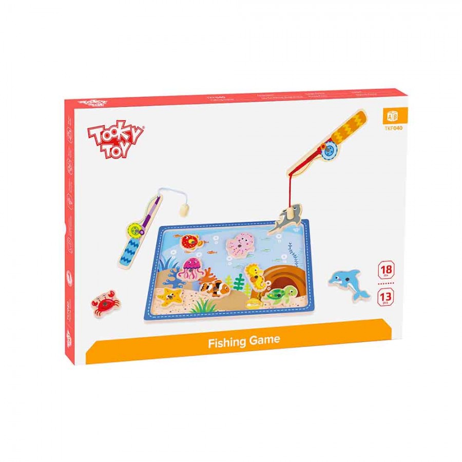 Tooky Toys Wooden Fishing Game TKF040 (6970090047145) Tooky Toys Wooden Fishing Game TKF040 (6970090047145)
