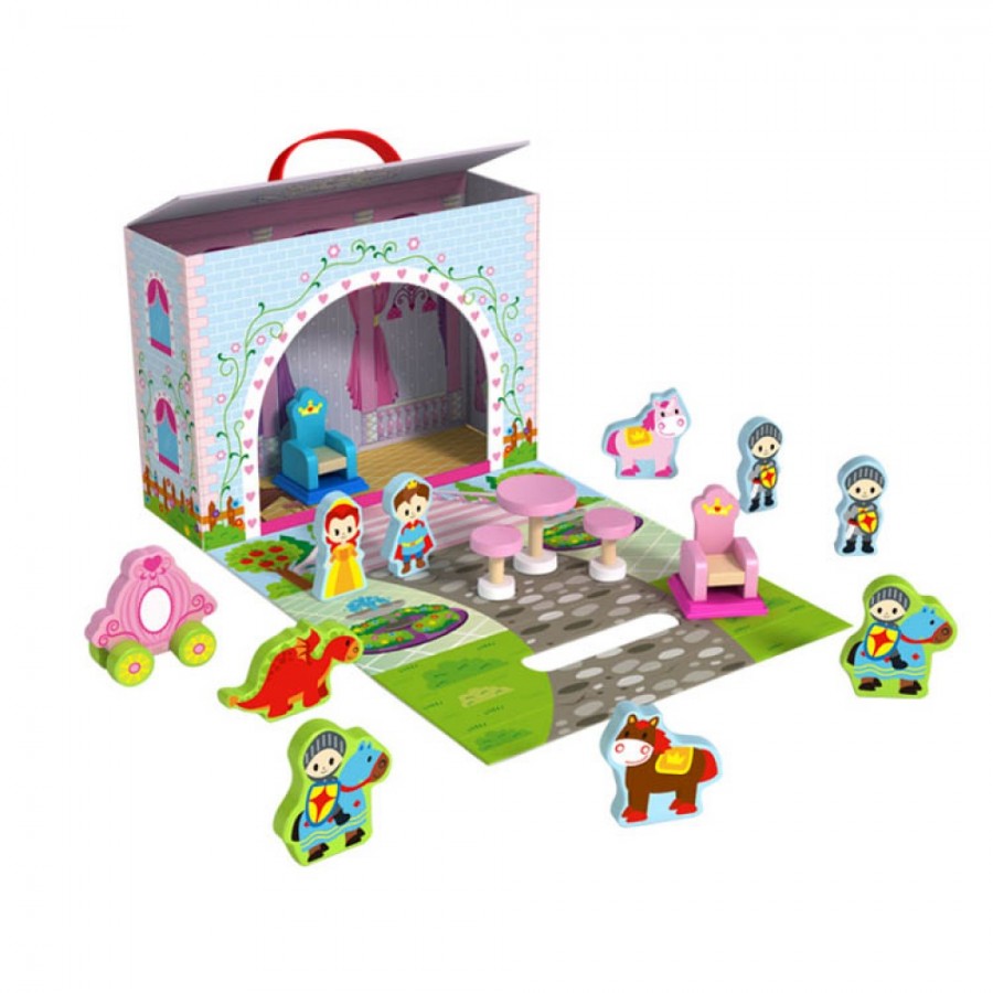 Tooky Toys Ξύλινο Κάστρο Πριγκίπισσας TY202 (6970090048135)