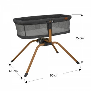 Bebestars Λίκνο Chic 2in1 Graphite (843-186) Bebestars Λίκνο Chic 2in1 Graphite (843-186)