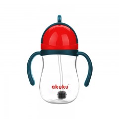 Akuku Ποτηράκι με Καλαμάκι και Βαρίδι Red (A0164) Akuku Ποτηράκι με Καλαμάκι και Βαρίδι Red (A0164)