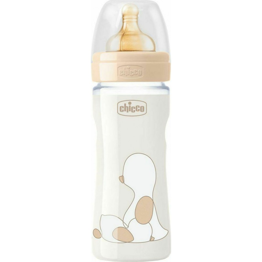 Chicco Original Touch Γυάλινο Μπιμπερό 0m+ 240ml (A51-27720-30)