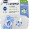 Chicco PhysioForma Light Σιλικόνης Blue/White Fox/Stars 6-16m 2τμχ (C20-71033-21)