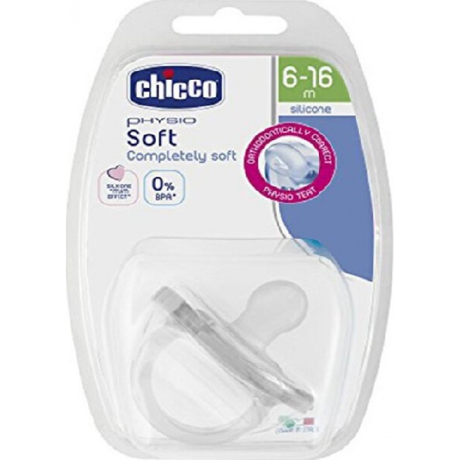 Chicco Physio Soft Σιλικόνης 6-16m 1τμχ (C60-01809-01)
