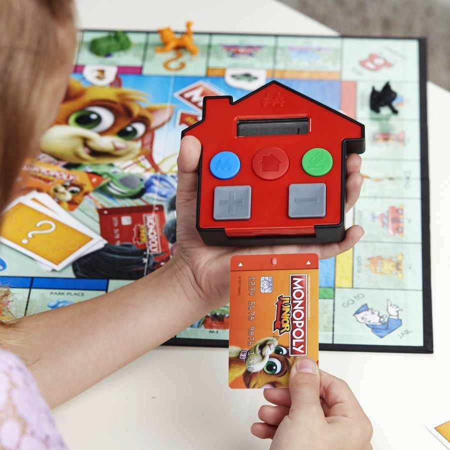 Hasbro Επιτραπέζιο Παιχνίδι Monopoly Junior Electronic Banking (E1842)