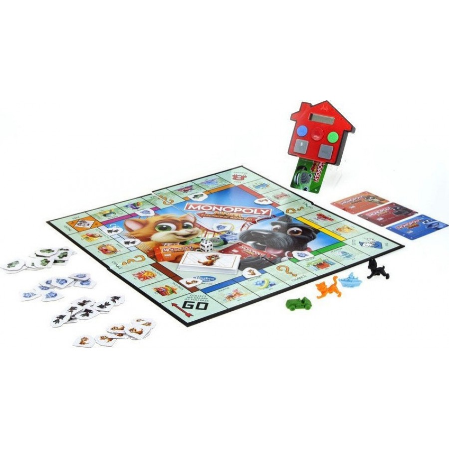 Hasbro Επιτραπέζιο Παιχνίδι Monopoly Junior Electronic Banking (E1842)