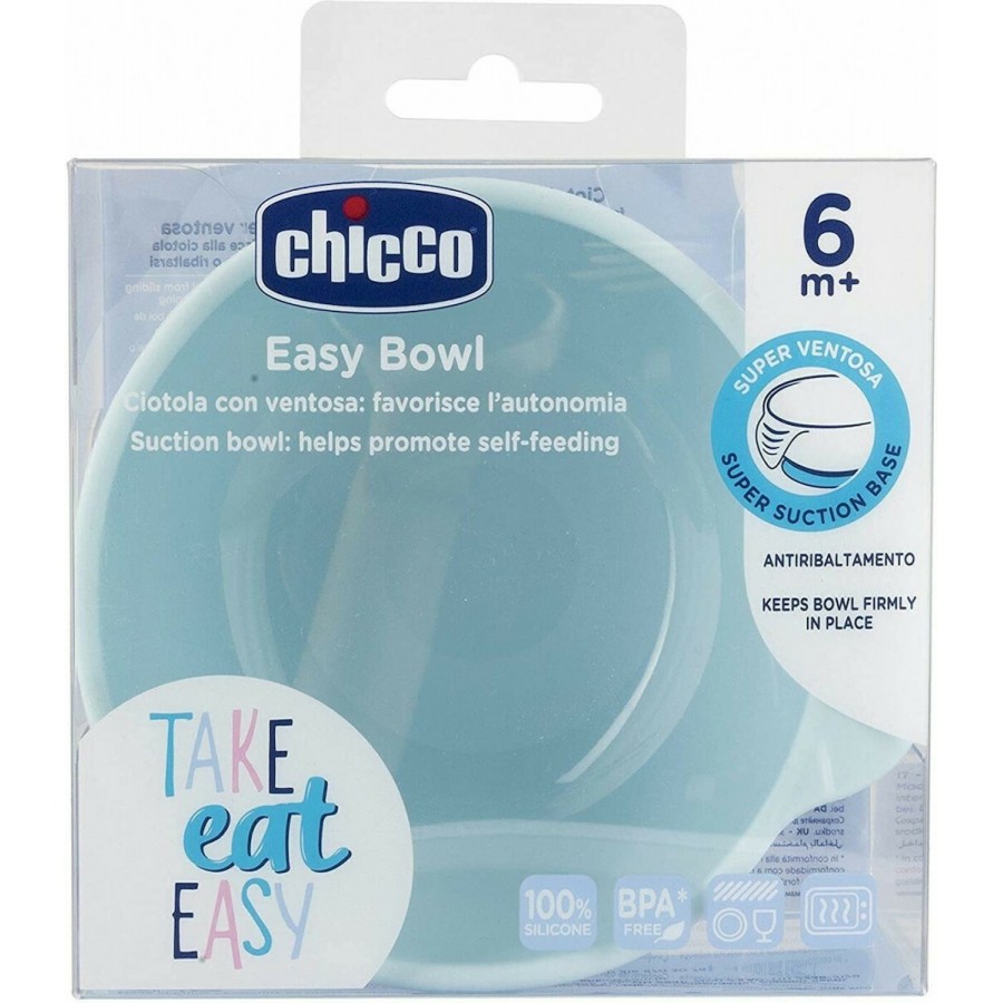 Chicco Μπολ Σιλικόνης με Βεντούζα ΣΙΕΛ 6Μ+ (F05-10221-20)