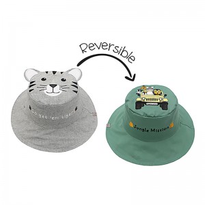 Flapjackkids Καπέλο Διπλής Όψης UPF 50+ Tiger/Safari Truck (FJKSH829)