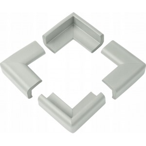 BabyOno: Προστατευτικά γωνιών από αφρώδες υλικό Γκρι  (BN949-1) BabyOno: Προστατευτικά γωνιών από αφρώδες υλικό Γκρι  (BN949-1)