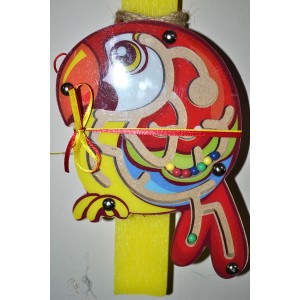 Χειροποίητη Λαμπάδα με Εκπαιδευτικό Μαγνητικό Λαβύρινθο Παπαγάλο (2022374) Χειροποίητη Λαμπάδα με Εκπαιδευτικό Μαγνητικό Λαβύρινθο Παπαγάλο (2022374)