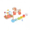 MONI Ξύλινο σετ με 3 εκπαιδευτικά παιχνίδια Wooden toys 2203 set (3800146221645)