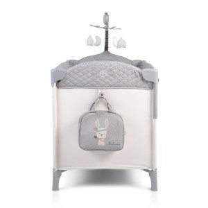 Cangaroo Παρκοκρέβατο 2 επιπέδων Με παιχνίδι Indiana Grey (38001462483)  Cangaroo Παρκοκρέβατο 2 επιπέδων Με παιχνίδι Indiana Grey (38001462483)