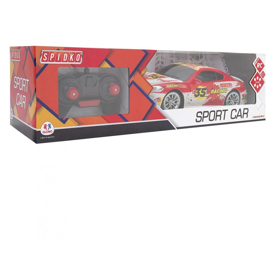 Spidko Τηλεκατευθυνόμενο Αγωνιστικό Αυτοκίνητο σε κόκκινο χρώμα Κλίμακας 1:16 (39001)