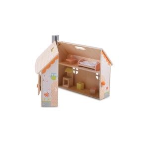 ΜΟΝΙ Ξύλινο Κουκλόσπιτο 4139 Wooden foldable doll house (3800146221492) ΜΟΝΙ Ξύλινο Κουκλόσπιτο 4139 Wooden foldable doll house (3800146221492)