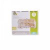 ΜΟΝΙ Ξύλινο Κουκλόσπιτο 4139 Wooden foldable doll house (3800146221492)