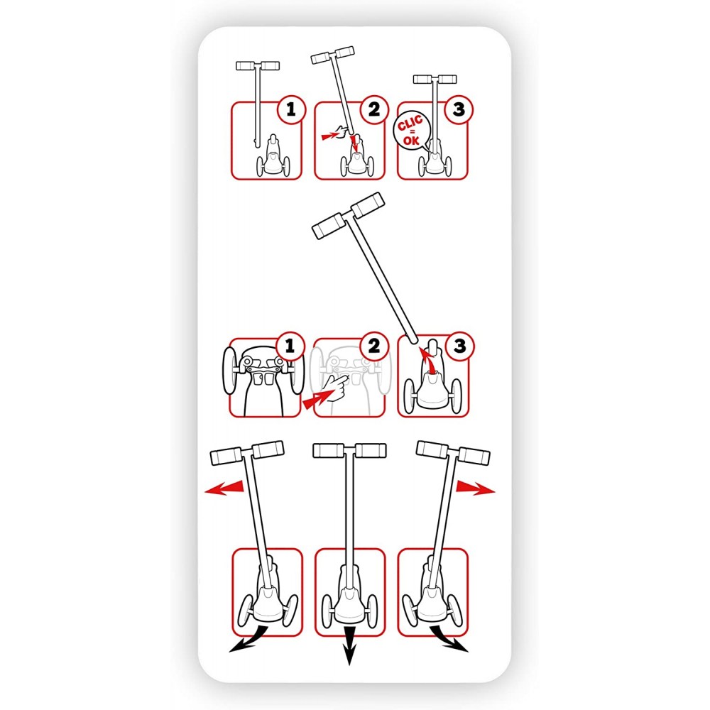 Stamp Steering Scooter Cars 3 (C893045) Stamp Steering Scooter Cars 3 (C893045)
