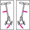 Stamp Steering Scooter BARBIE (CB200045)