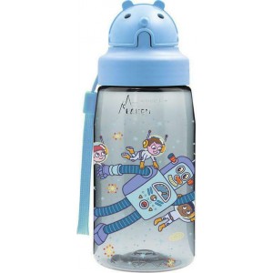 Laken Πλαστικό Παγούρι με Καλαμάκι Space Robot 450ml (OBYSP) Laken Πλαστικό Παγούρι με Καλαμάκι Space Robot 450ml (OBYSP)