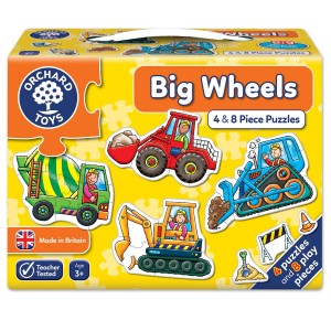 Orchard Toys Μεγάλες ρόδες (Big Wheels) Jigsaw Puzzle Ηλικίες 3+ ετών Orchard Toys  (ORCH201) Orchard Toys Μεγάλες ρόδες (Big Wheels) Jigsaw Puzzle Ηλικίες 3+ ετών Orchard Toys  (ORCH201)
