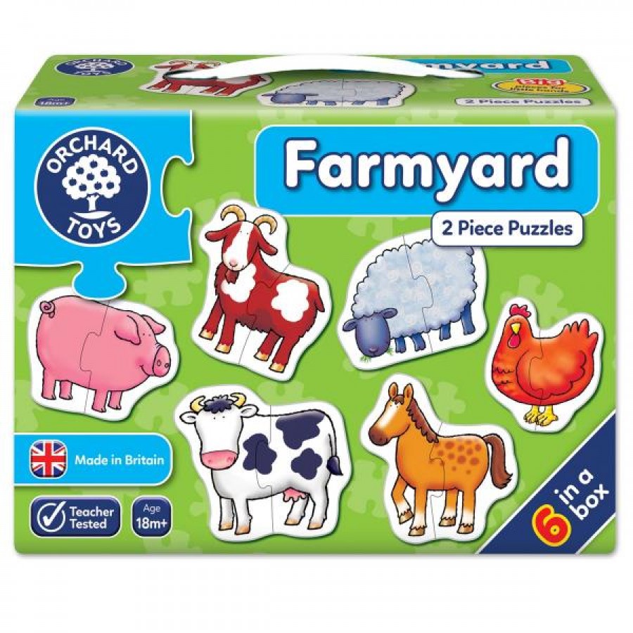 Orchard Toys Αγρόκτημα (Farmyard) Jigsaw Puzzle Ηλικίες 18+ μηνών (ORCH202)