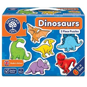 Orchard Toys : Dinosaures 2 Piece Puzzles Ηλικίες 18+ μηνών (ORCH225) Orchard Toys : Dinosaures 2 Piece Puzzles Ηλικίες 18+ μηνών (ORCH225)