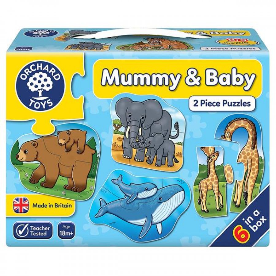 Orchard Toys Μανούλα και μωρό (Mummy and Baby) Puzzle Ηλικίες 18+ μηνών (ORCH290)