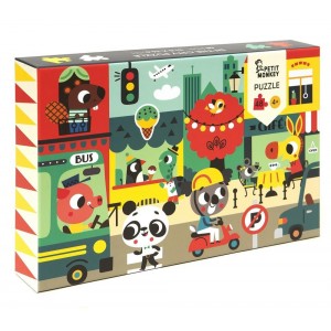 Petit Monkey – Παζλ  Στην Πόλη (PTM-PMG008) Petit Monkey – Παζλ  Στην Πόλη (PTM-PMG008)