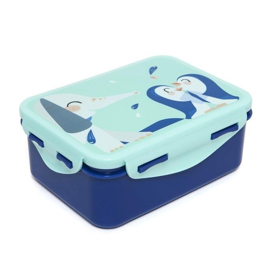 Φαγητοδοχείο Petit Monkey – Lunch Box Elephant and Pinguins (PTM-LB15)