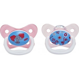 Dr. Brown's PreVent Ορθοδοντική Σιλικόνης 6-18m 2τμχ Ροζ (PV22302) Dr. Brown's PreVent Ορθοδοντική Σιλικόνης 6-18m 2τμχ Ροζ (PV22302)