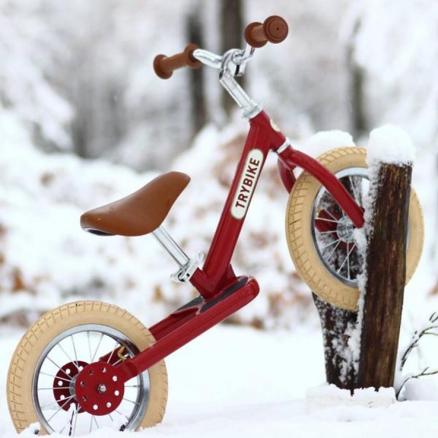Trybike Ποδήλατο Ισορροπίας Vintage Κόκκινο (TBS-2-RED-VIN)