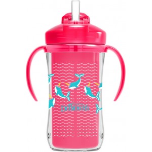 Dr. Brown's Κύπελλο Θερμός 300 ml με Καλαμάκι & Λαβές 12m+ Ροζ (TC01202P) Dr. Brown's Κύπελλο Θερμός 300 ml με Καλαμάκι & Λαβές 12m+ Ροζ (TC01202P)