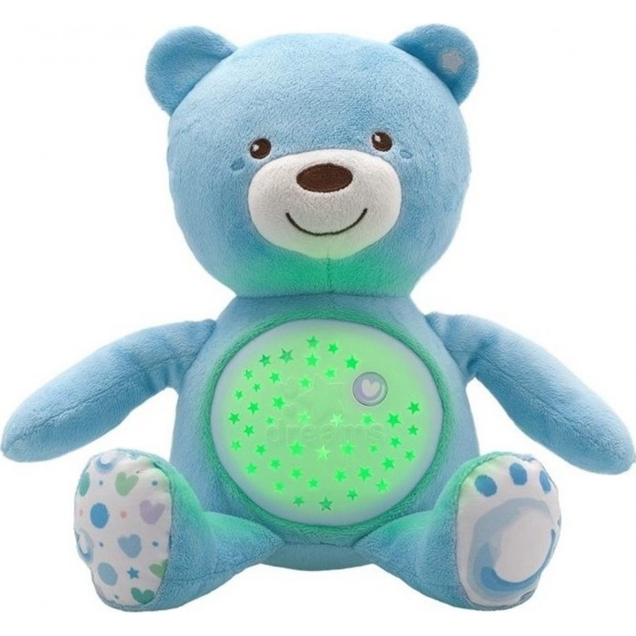 Chicco Παιχνίδι Αρκούδος με Μουσική & Προβολέα First Dreams Baby Bear Blue ( Y02-08015-20)