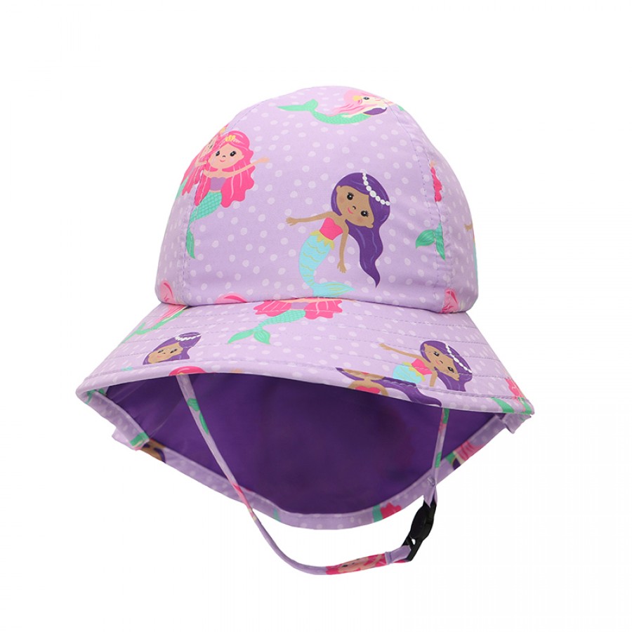 Zoocchini Cape Sunhat UPF50 Mermaid (ZOO15053)