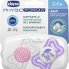 Chicco PhysioForma Light Σιλικόνης Pink/Purple Birds 2-6m 2τμχ (C10-71031-11)