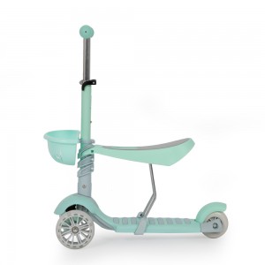 Moni Scooter 3 in 1 Bubblegum Green (3800146225988) Moni Scooter 3 in 1 Bubblegum Green (3800146225988)