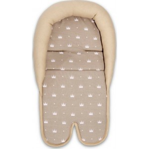 Lorelli Bertoni Στρώμα Για Κάθισμα Αυτοκινήτου με Στήριξη για τον Αυχένα Crowns Latte (20040404801) Lorelli Bertoni Στρώμα Για Κάθισμα Αυτοκινήτου με Στήριξη για τον Αυχένα Crowns Latte (20040404801)