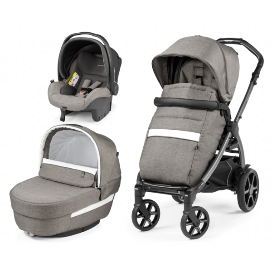 Peg Perego Σύστημα Μετακίνησης 3 in 1 Book 2021 SLk  City Grey (02963BA53PL00)