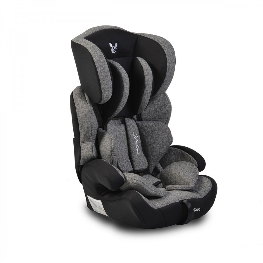 Cangaroo Κάθισμα Αυτοκινήτου 1-2-3 (9-36 kg) Deluxe Dark Grey (3801005150175)