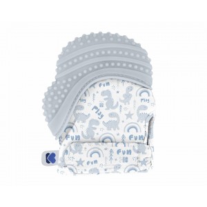 Kikkaboo  Γάντι οδοντοφυΐας Dinosaur Blue (31303040071) Kikkaboo  Γάντι οδοντοφυΐας Dinosaur Blue (31303040071)