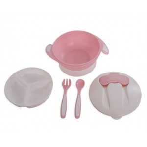 Μπολάκι με Κουτάλι και Πιρούνι Kikkaboo - Pink (31302040069) Μπολάκι με Κουτάλι και Πιρούνι Kikkaboo - Pink (31302040069)