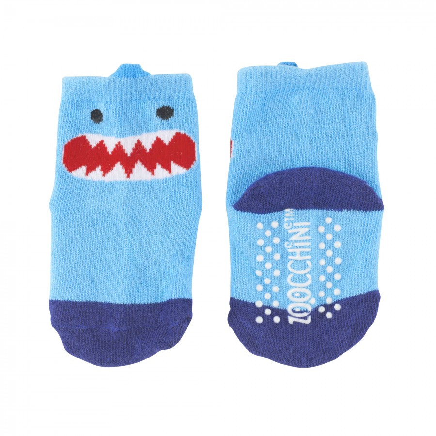 Ρούχα για Μπουσούλημα Grip+Easy Crawler Pants & Socks Set – Sherman the Shark (ZOO12501)