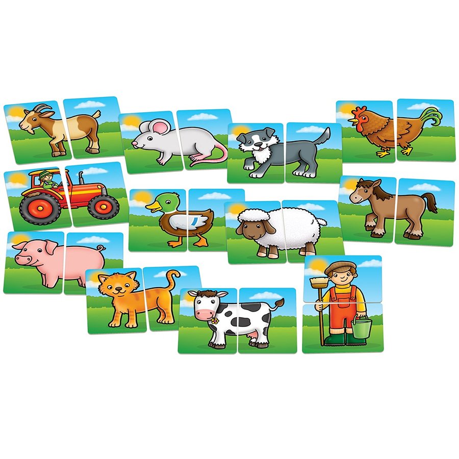 Orchard Toys Farmyard Heads and Tails Game (ORCH018)
