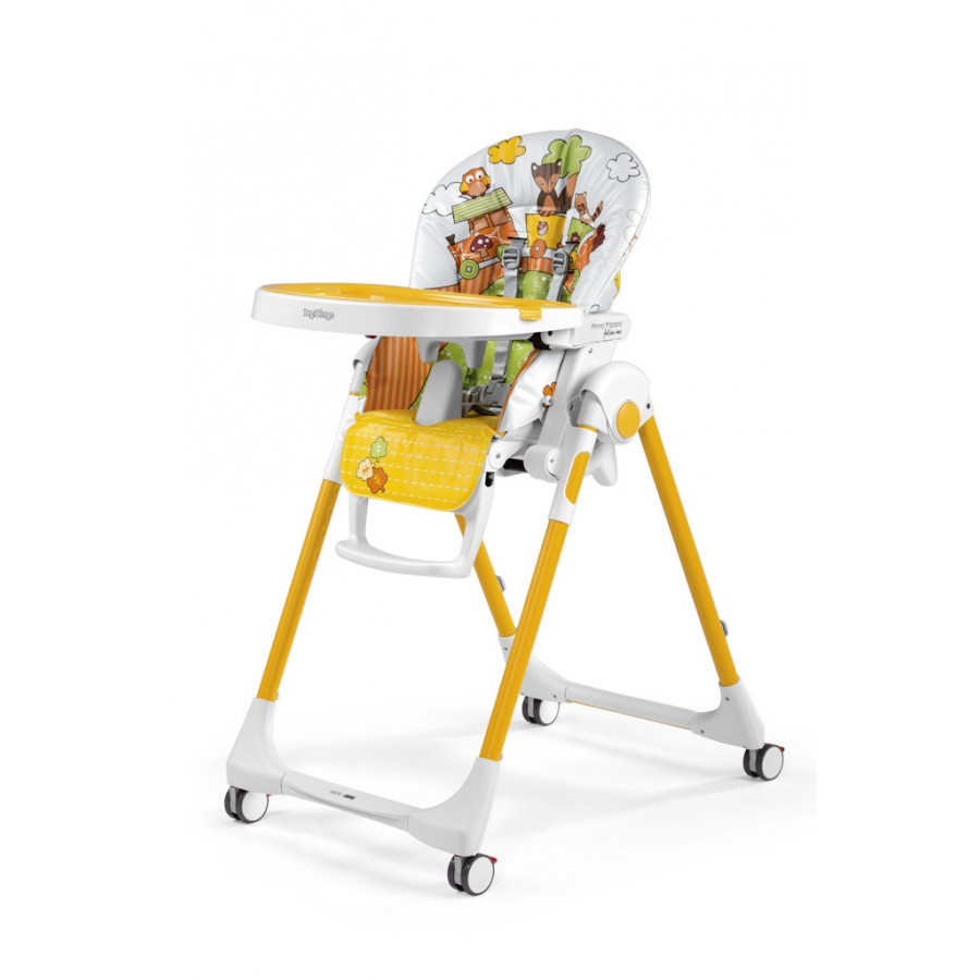 Peg Perego Καρέκλα Φαγητού Prima Pappa Follow Me Fox & Friends (4132FOX38) + Δώρο μπάρα παιχνιδιών