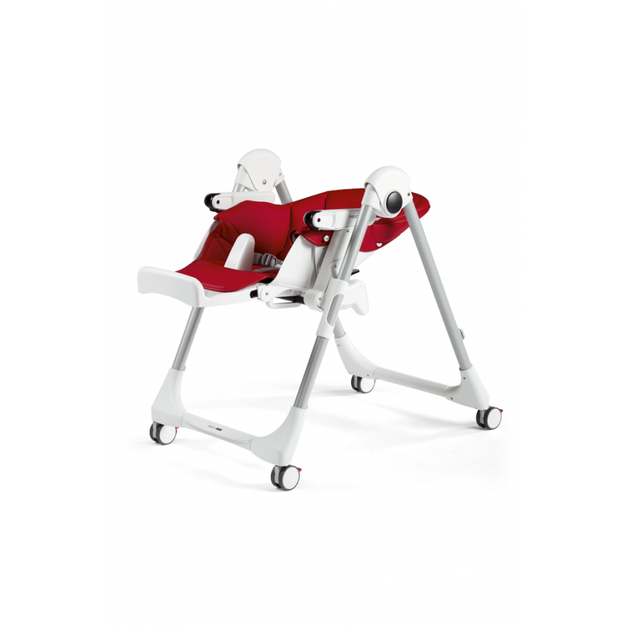 Peg Perego Καρέκλα Φαγητού Prima Pappa Follow Me Linear Grey  (4132RIG56) + Δώρο μπάρα παιχνιδιών