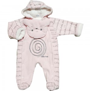 Βρεφικό  Βελουτέ Φορμάκι Bebe Cooney Με Γούνα Αρκουδάκι Ροζ ( 9631-1) Βρεφικό  Βελουτέ Φορμάκι Bebe Cooney Με Γούνα Αρκουδάκι Ροζ ( 9631-1)