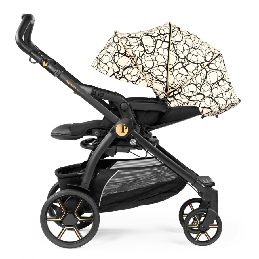 Peg Perego Σύστημα Μετακίνησης 3 in 1 Book 2021 Lounge Graphic Gold (02963AB50RO01)